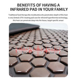 Heating Pad for Back Pain Relief - Electric Heating Mat with Far Infrared Technology Muscle Pain Relief  Germanium Tourmaline