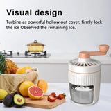 Shaved Ice Machine Manual Crank Ice Crusher Ice Crusher Shaver Portable Detachable Snow Cone Machine For Drink Offices Outdoors