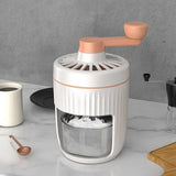 Shaved Ice Machine Manual Crank Ice Crusher Ice Crusher Shaver Portable Detachable Snow Cone Machine For Drink Offices Outdoors