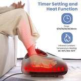 Shiatsu Kneading Air Compression Electric Foot Massage Machine For Health Care Infrared With Heating and Therapy Anti-stress