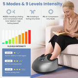 Shiatsu Kneading Air Compression Electric Foot Massage Machine For Health Care Infrared With Heating and Therapy Anti-stress