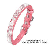 Shiny Super Diamond Rhinestone Cat Collar Puppy Baby Dog Cat Collar Microfiber Strap Kitten Accessories Puppy Collar