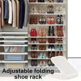 Shoe Slots Space Saver Shoe Rack Organizer With Strong Load-Bearing Shoe Cabinet Space Saver For High Heeled Shoes Mary Jane