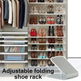 Shoe Slots Space Saver Shoe Rack Organizer With Strong Load-Bearing Shoe Cabinet Space Saver For High Heeled Shoes Mary Jane
