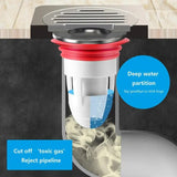 Shower Drain Plug Anti Odor Floor Drain Valve Sewer Core Backflow Preventer Shower Bathroom Kitchen Floor Drain Strainer To