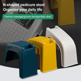 Shower Foot Stool Eco-friendly Non-Slip Universal Pedicures Care Smooth Edge Home for Shaving Legs Foot Rest Stand