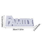 Silicone Resin Molds Non-stick Soft DIY Silicone Resin Craft Mold For Family Patterns Table Decorations Light Box Decoration
