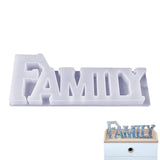 Silicone Resin Molds Non-stick Soft DIY Silicone Resin Craft Mold For Family Patterns Table Decorations Light Box Decoration
