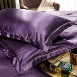 Silk Pillowcase For Hair And Skin Natural Mulberry Silk Pillow Case 2 PCS Pillow Covers Home Bedding Decor 19 X 29 Inch