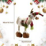 Simulation Reindeer Plush Toy Christmas Deer Plushies Doll Xmas Elk Soft Toys Merry Christmas New Year Decor Best Gifts For Kids