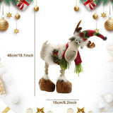Simulation Reindeer Plush Toy Christmas Deer Plushies Doll Xmas Elk Soft Toys Merry Christmas New Year Decor Best Gifts For Kids
