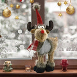 Simulation Reindeer Plush Toy Christmas Deer Plushies Doll Xmas Elk Soft Toys Merry Christmas New Year Decor Best Gifts For Kids