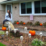 Skeleton Garden Decoration Garden Skull Decor Waterproof Skull Outdoor Garden Decoration Skull Garden Patio Lawn Yard Stake For