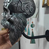 Skull Helmet Holder Motorcycle Helmet Rack Wall Mount Helmet Display Stand Hook For Helmets Keys Hats Jacket Hanger