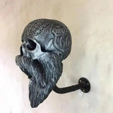 Skull Helmet Holder Motorcycle Helmet Rack Wall Mount Helmet Display Stand Hook For Helmets Keys Hats Jacket Hanger