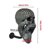 Skull Helmet Holder Motorcycle Helmet Rack Wall Mount Helmet Display Stand Hook For Helmets Keys Hats Jacket Hanger