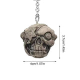 Skull Pendant For Keys Creepy Skull Keychain Pendant Seasonal Decor Party Favors For Backpack Shoulder Bag Key Chain Mobile