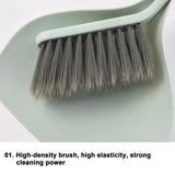 Small Broom Dustpan Set Mini Portable Handheld Floor Sweeper Cleaning Tool For Keyboard Tabletop Kitchen Bedroom Living Room