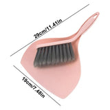 Small Broom Dustpan Set Mini Portable Handheld Floor Sweeper Cleaning Tool For Keyboard Tabletop Kitchen Bedroom Living Room