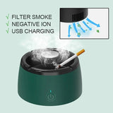 Smart Portable Home Negative Ion Air Purifier Ashtray Car Cigarette Lighter Smokeless Ashtray Smoking