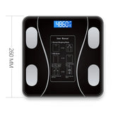 Smart Smart Body Fat Scale Bluetooth Electronic Scale Body Scale Adult Fat Scale Weighing BMI Analyzer Supports App