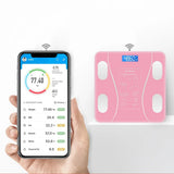 Smart Smart Body Fat Scale Bluetooth Electronic Scale Body Scale Adult Fat Scale Weighing BMI Analyzer Supports App