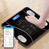 Smart Smart Body Fat Scale Bluetooth Electronic Scale Body Scale Adult Fat Scale Weighing BMI Analyzer Supports App
