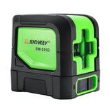 Sndway Self Leveling 2 Line Laser Level Green Red Lazer Level Instrument Horizontal Vertical Laser Level