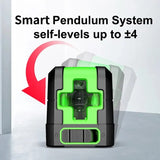 Sndway Self Leveling 2 Line Laser Level Green Red Lazer Level Instrument Horizontal Vertical Laser Level