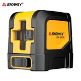 Sndway Self Leveling 2 Line Laser Level Green Red Lazer Level Instrument Horizontal Vertical Laser Level