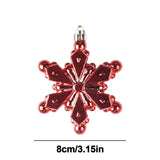 Snowflake Charm For Christmas Tree Snowflake Pendant Decoration Charming Christmas Snowflake Ornaments For Home Bedroom Weddings