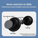 Soft Silicone Anti Noise Sleeping Ear Plug, Noise Reduction, Sound Insulation, Head Protection, Waterproof Cotton, Swimming Cott