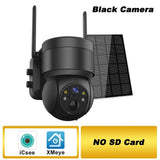 Solar WIFI Camera Outdoor 4MP Video Surveillance Wireless IP Camera With 7800mAh Recharge Battery PIR Human Detecte Security Cam