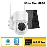Solar WIFI Camera Outdoor 4MP Video Surveillance Wireless IP Camera With 7800mAh Recharge Battery PIR Human Detecte Security Cam