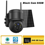 Solar WIFI Camera Outdoor 4MP Video Surveillance Wireless IP Camera With 7800mAh Recharge Battery PIR Human Detecte Security Cam