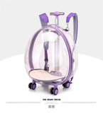 Space Capsule Cats Bag Shoulder Transparent Outgoing Suitcase Cat Carrier Kawaii Stroller Mochila Para Perro Pet Accessories