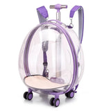 Space Capsule Cats Bag Shoulder Transparent Outgoing Suitcase Cat Carrier Kawaii Stroller Mochila Para Perro Pet Accessories