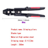 Special Aluminum Sleeve Crimping Pliers For Steel Wire Rope Fishing Clamp Chuck Shearing Hardware tools Crimping Range 0.1-2.2mm