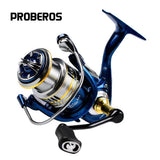 Spinning Reel 5-6KG Max Drag 5.2:1 Gear Ratio Fishing Reel 5+1BB Full Metal Spool Freshwater Saltwater Fishing Wheel Pesca Tool