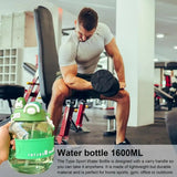 Sports Water Bottle 1600ml Sport Bottle Water For Bike And Cycling Leak Proof Portable Sports Water Bottle For Running School