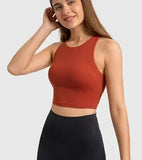 Spring and Summer Sexy Back Yoga Tank Top High Strength Shockproof Running Fitness Sports Bra for Women Sleeveless Sexy Tank Top
