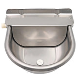 Stainless Steel Cow Water Drinker Bowl Automatic Float Valve Trough Horse Cow Water Bowl Supplies Sheep Dog Pet Goat Cattle