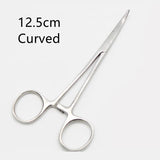 Stainless Steel Fishing Plier Scissor Line Cutter Hook Remover Forceps Tackle Curved Tip Clamps Fishing Tools 12.5/14/16/18cm