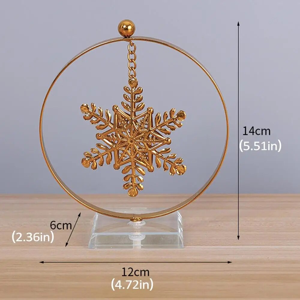 Star Ornament For Christmas Table Metal Christmas Tree Table Decoration Indoor Seasonal Decors For Dining Room Living Room