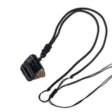 Stone Pendant Necklace Raw Stone Pendant Mental Soothe Necklace Women's Pendant Necklaces For Working Home Shopping Dating