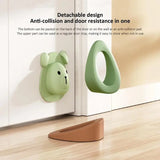 Stoppers For Bottom Of Door Multi-Use Door Bumper Stopper Silicone Furniture Accessories For Door Handle Bathroom Window