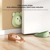 Stoppers For Bottom Of Door Multi-Use Door Bumper Stopper Silicone Furniture Accessories For Door Handle Bathroom Window