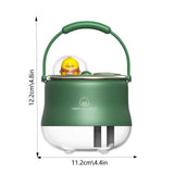 Super Quiet USB Air Humidifier Double Spray Port Oil Aromatherapy Diffuser Cool Mist Maker Fogger For Home Office
