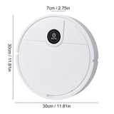 Sweeping Robot Vacuum Intelligent 3 In 1 Auto Vacuum Cleaner Robot 1500mAh Mute Auto Broom Ultra-thin Design Cleaning Gadgets