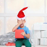 Swing Moving Santa Hat Warm And Skin-Friendly Christmas Hats Singing And Swinging Seasonal Decors For Parties New Year Eve